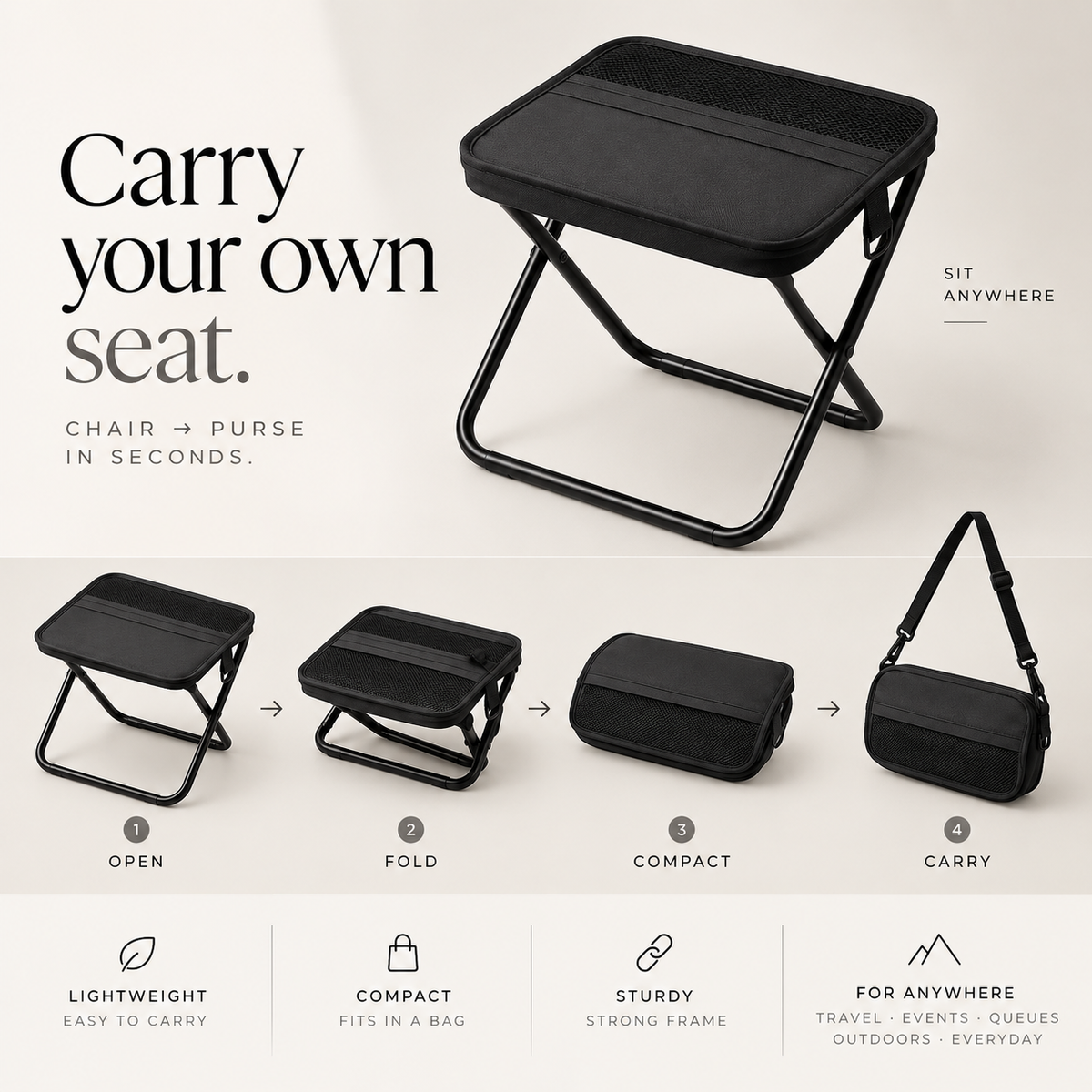 Pocket Chair - Black