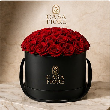 Casa Fiore Aurora red rose arrangement