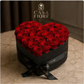 Casa Fiore Red Heart luxury red rose arrangement