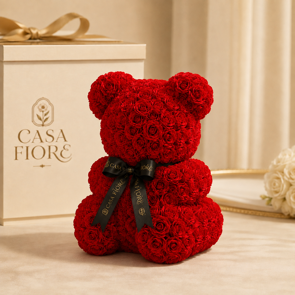 Casa Fiore Red Rose Teddy 1 Metre - lifestyle 1