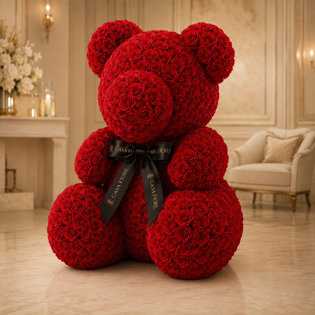 Casa Fiore Red Rose Teddy 1 Metre - lifestyle 4