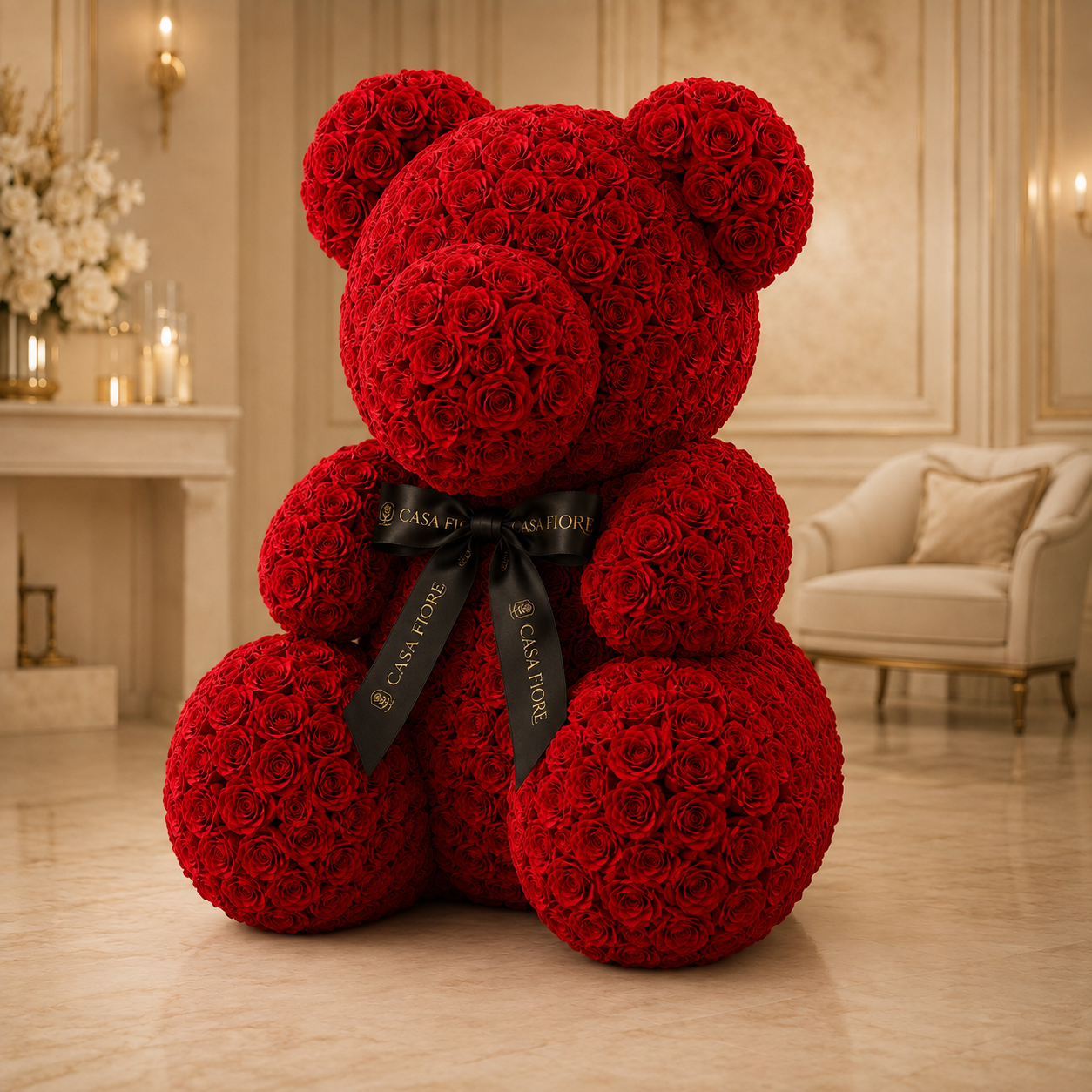 Casa Fiore Red Rose Teddy 1 Metre - lifestyle 4