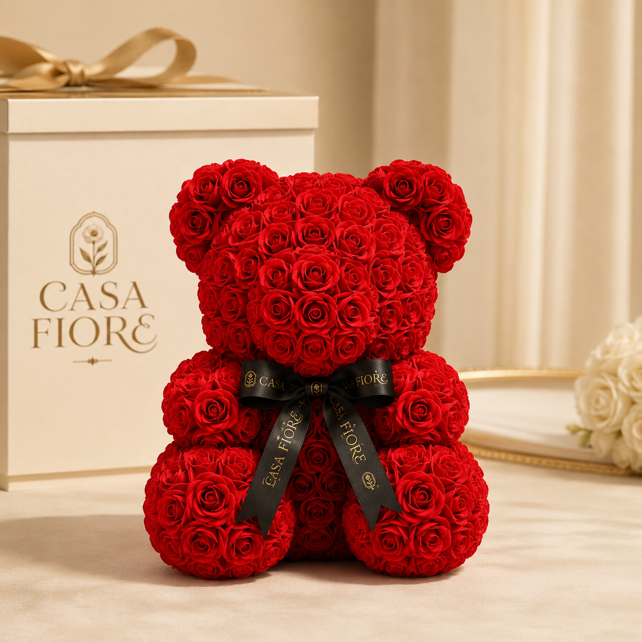 Casa Fiore Red Rose Teddy Small - lifestyle 2