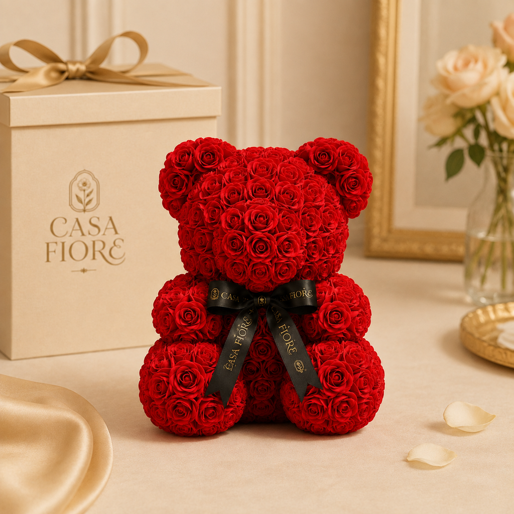 Casa Fiore Red Rose Teddy Small - lifestyle 3